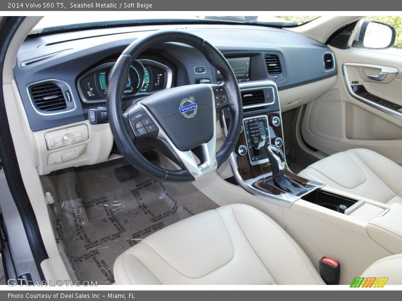 Seashell Metallic / Soft Beige 2014 Volvo S60 T5