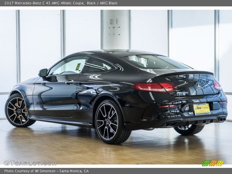 Black / AMG Black 2017 Mercedes-Benz C 43 AMG 4Matic Coupe