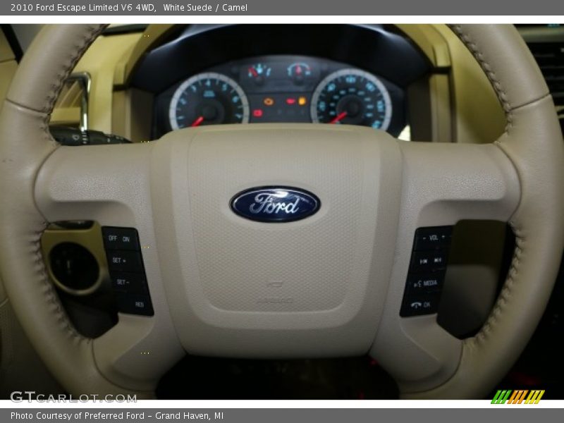 White Suede / Camel 2010 Ford Escape Limited V6 4WD