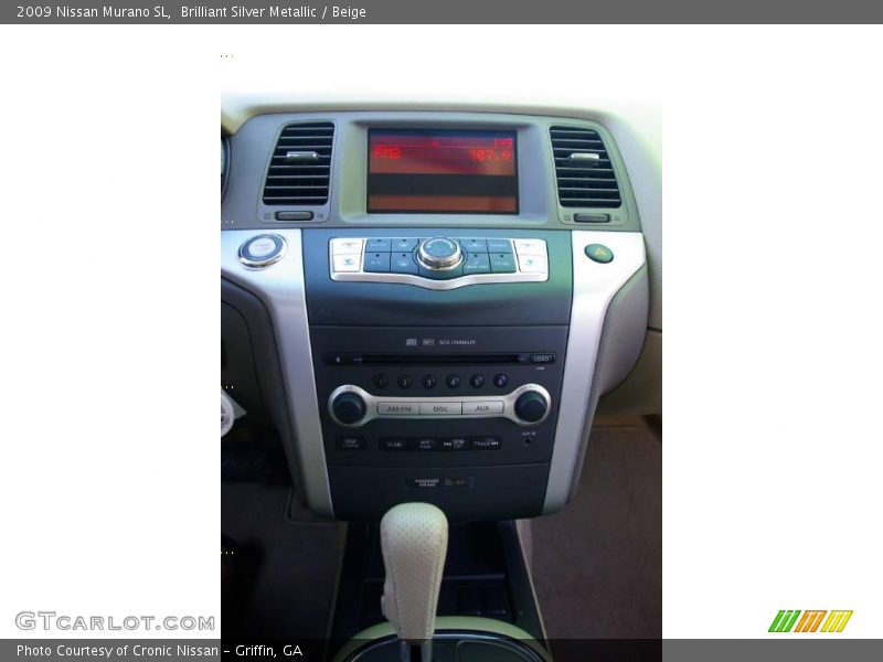 Brilliant Silver Metallic / Beige 2009 Nissan Murano SL
