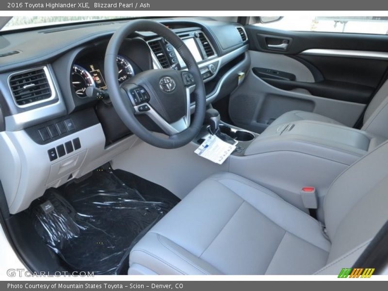 Blizzard Pearl / Ash 2016 Toyota Highlander XLE