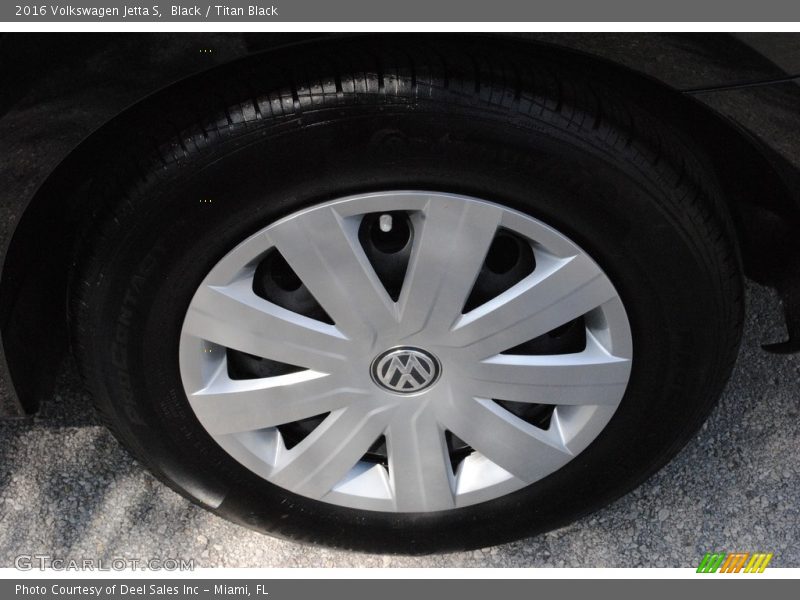 Black / Titan Black 2016 Volkswagen Jetta S