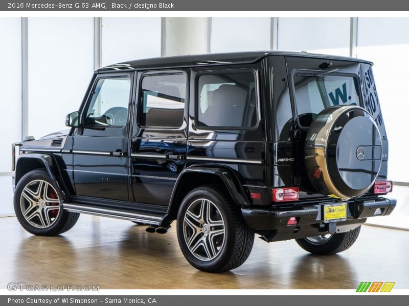 Black / designo Black 2016 Mercedes-Benz G 63 AMG