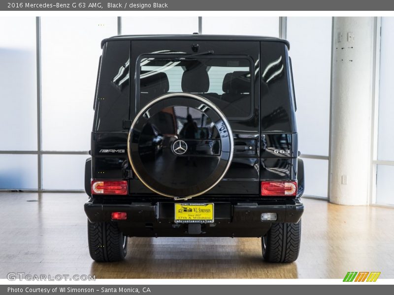 Black / designo Black 2016 Mercedes-Benz G 63 AMG