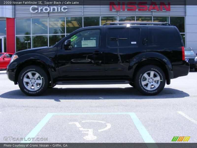 Super Black / Cafe Latte 2009 Nissan Pathfinder SE
