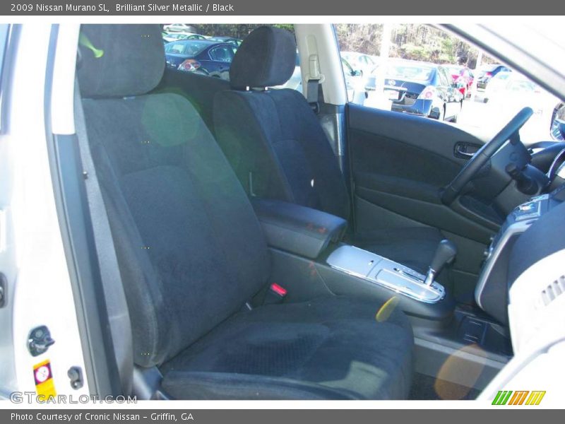 Brilliant Silver Metallic / Black 2009 Nissan Murano SL