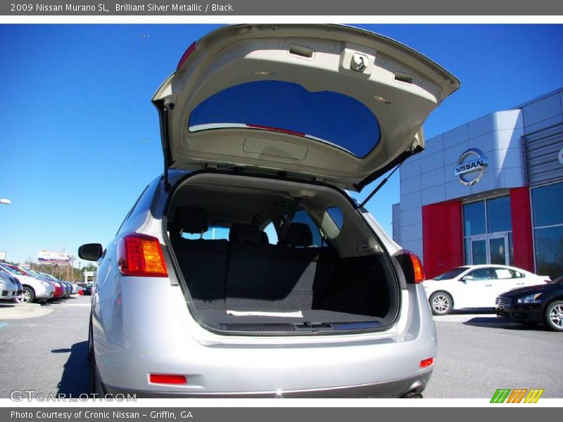 Brilliant Silver Metallic / Black 2009 Nissan Murano SL