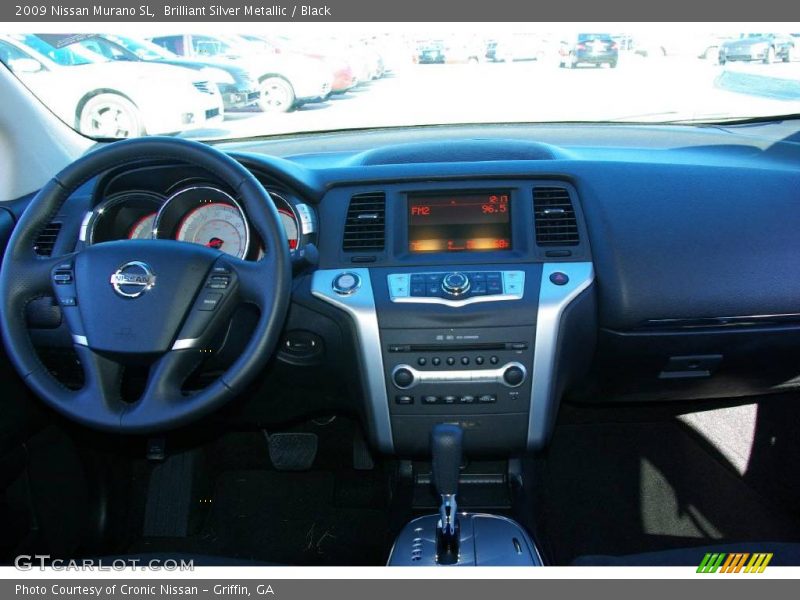 Brilliant Silver Metallic / Black 2009 Nissan Murano SL
