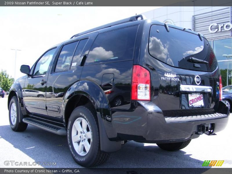 Super Black / Cafe Latte 2009 Nissan Pathfinder SE