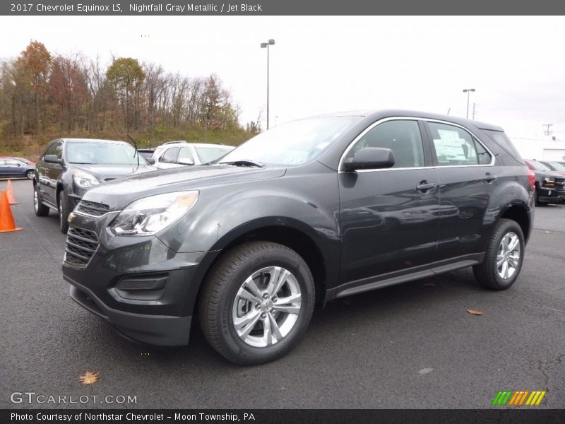 Nightfall Gray Metallic / Jet Black 2017 Chevrolet Equinox LS