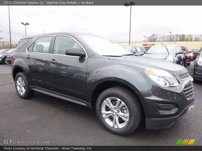 Nightfall Gray Metallic / Jet Black 2017 Chevrolet Equinox LS