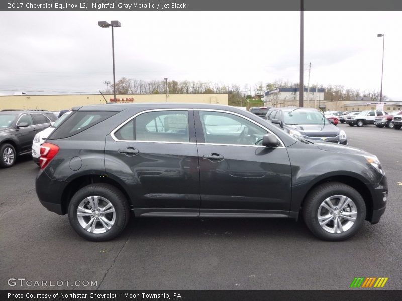 Nightfall Gray Metallic / Jet Black 2017 Chevrolet Equinox LS