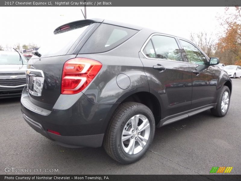 Nightfall Gray Metallic / Jet Black 2017 Chevrolet Equinox LS