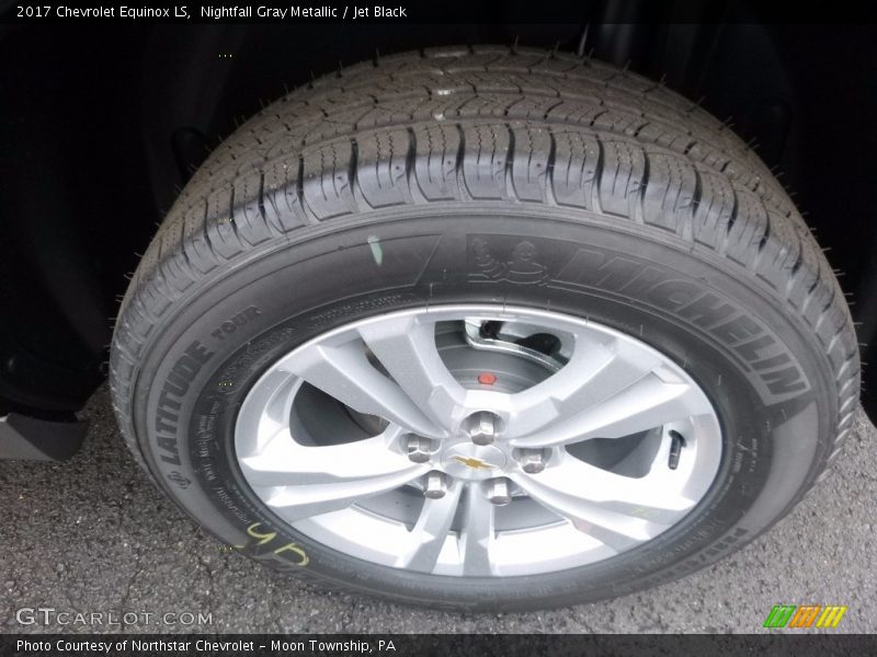 Nightfall Gray Metallic / Jet Black 2017 Chevrolet Equinox LS