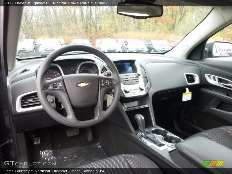 Nightfall Gray Metallic / Jet Black 2017 Chevrolet Equinox LS