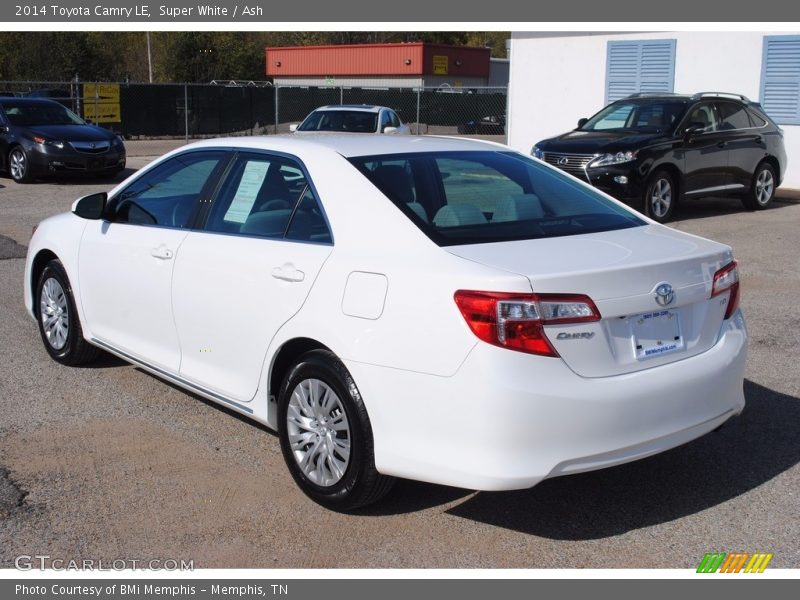 Super White / Ash 2014 Toyota Camry LE