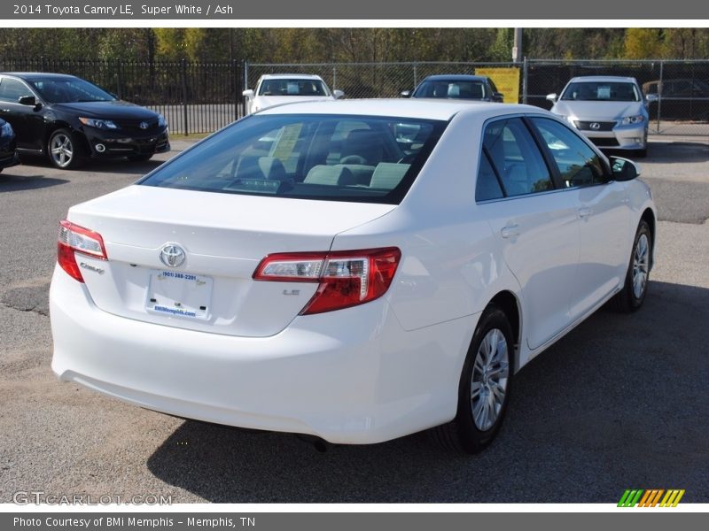 Super White / Ash 2014 Toyota Camry LE