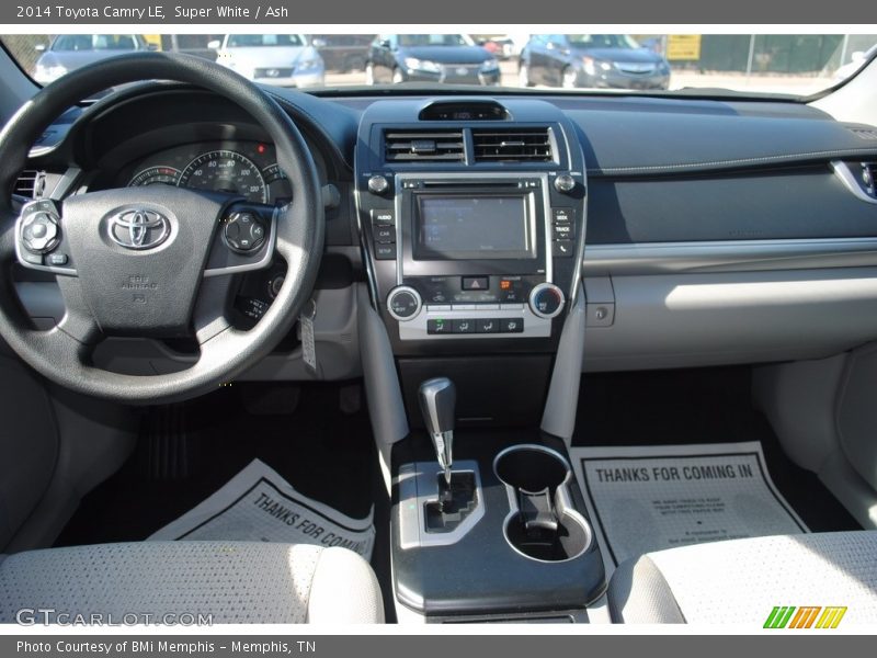 Super White / Ash 2014 Toyota Camry LE