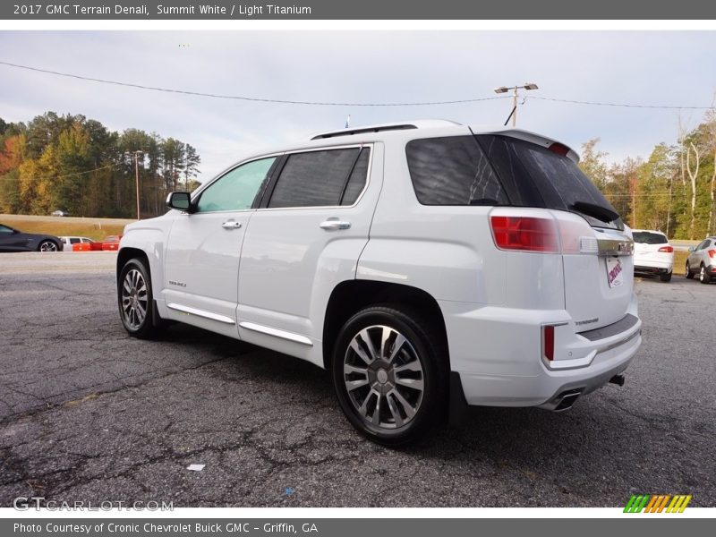 Summit White / Light Titanium 2017 GMC Terrain Denali