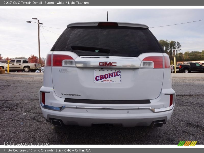 Summit White / Light Titanium 2017 GMC Terrain Denali