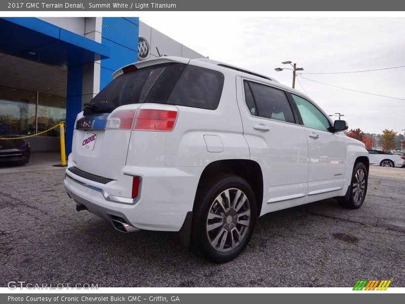 Summit White / Light Titanium 2017 GMC Terrain Denali