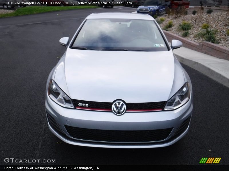 Reflex Silver Metallic / Titan Black 2016 Volkswagen Golf GTI 4 Door 2.0T S