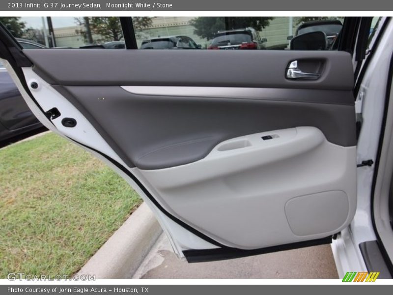 Moonlight White / Stone 2013 Infiniti G 37 Journey Sedan