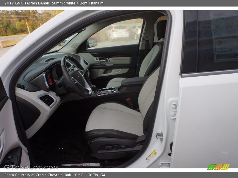 Front Seat of 2017 Terrain Denali