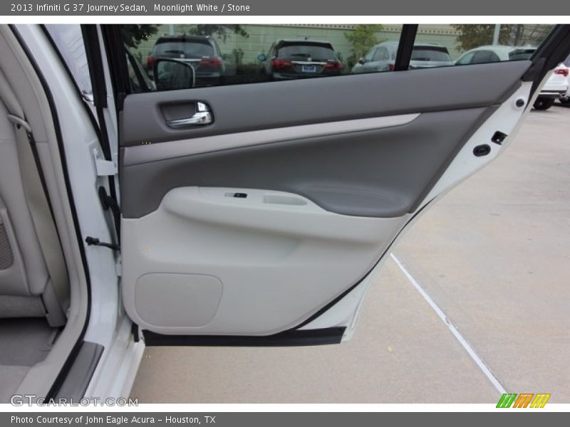Moonlight White / Stone 2013 Infiniti G 37 Journey Sedan