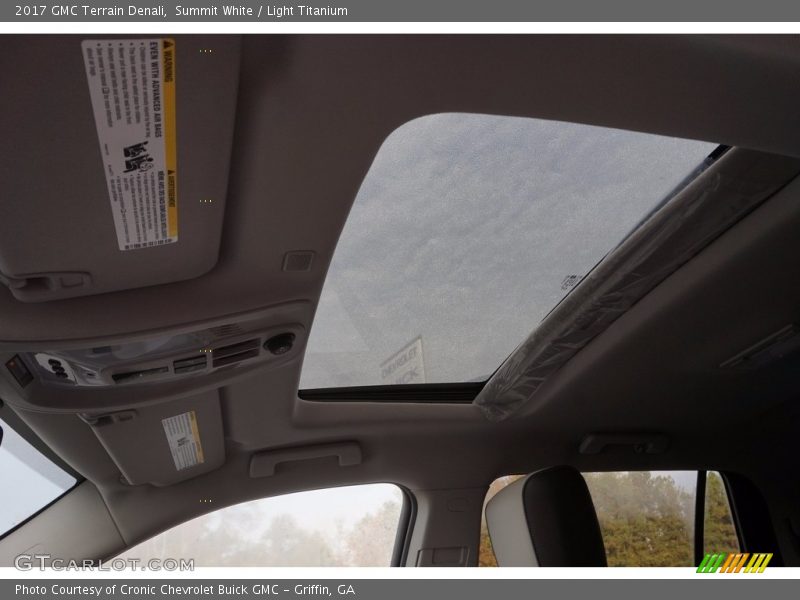 Sunroof of 2017 Terrain Denali