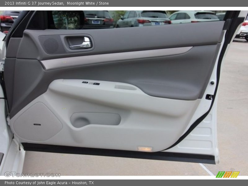 Moonlight White / Stone 2013 Infiniti G 37 Journey Sedan