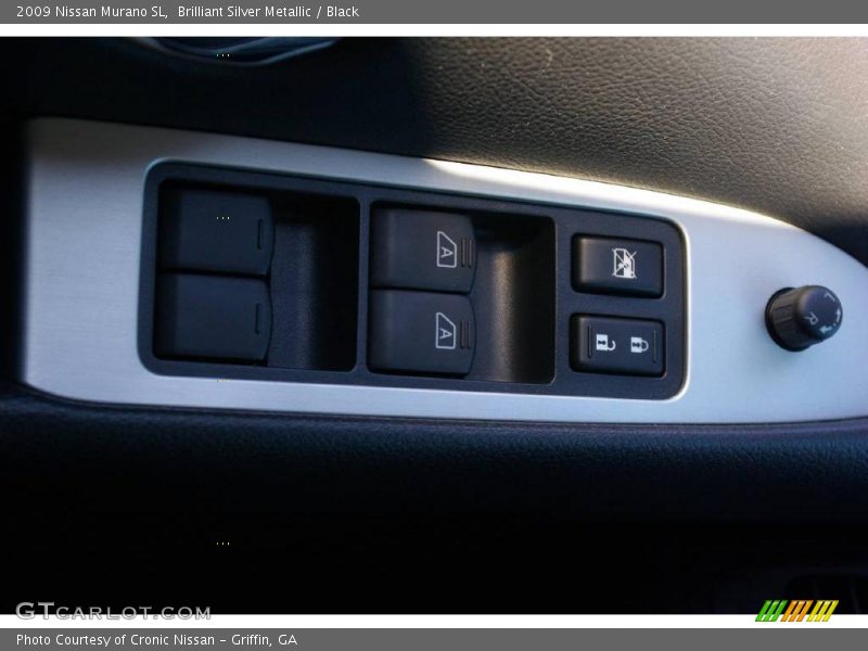 Brilliant Silver Metallic / Black 2009 Nissan Murano SL