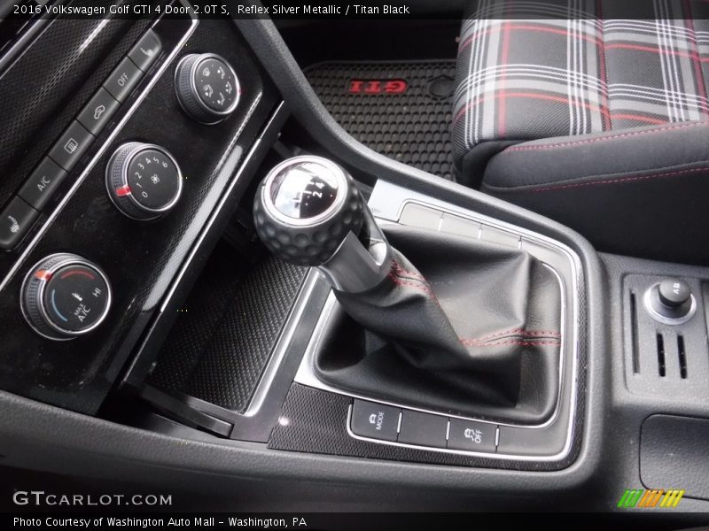  2016 Golf GTI 4 Door 2.0T S 6 Speed Manual Shifter