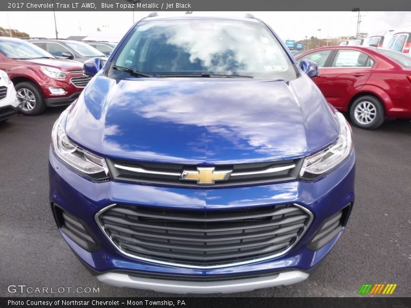 Blue Topaz Metallic / Jet Black 2017 Chevrolet Trax LT AWD