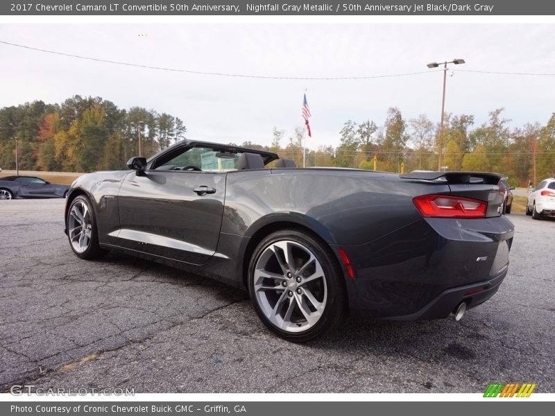 Nightfall Gray Metallic / 50th Anniversary Jet Black/Dark Gray 2017 Chevrolet Camaro LT Convertible 50th Anniversary
