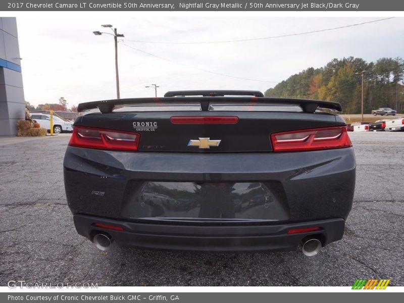 Nightfall Gray Metallic / 50th Anniversary Jet Black/Dark Gray 2017 Chevrolet Camaro LT Convertible 50th Anniversary