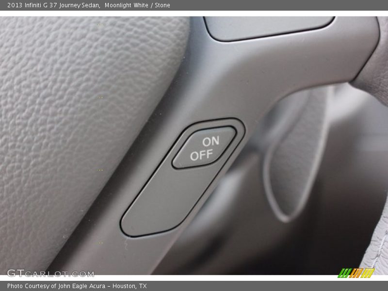 Moonlight White / Stone 2013 Infiniti G 37 Journey Sedan