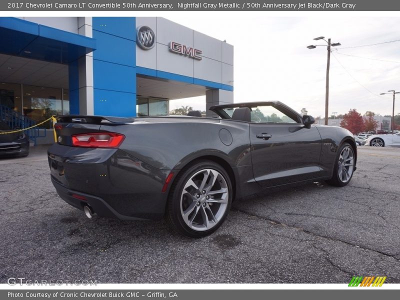 Nightfall Gray Metallic / 50th Anniversary Jet Black/Dark Gray 2017 Chevrolet Camaro LT Convertible 50th Anniversary