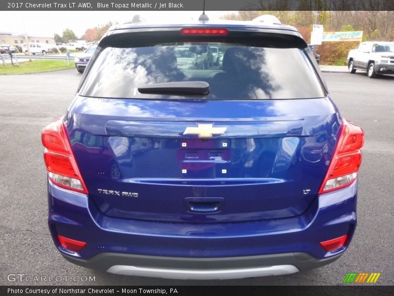Blue Topaz Metallic / Jet Black 2017 Chevrolet Trax LT AWD