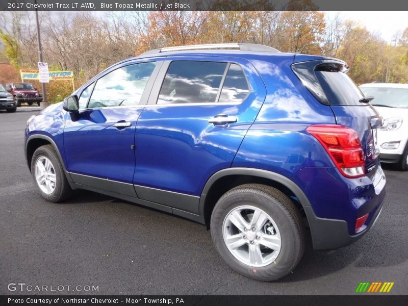 Blue Topaz Metallic / Jet Black 2017 Chevrolet Trax LT AWD