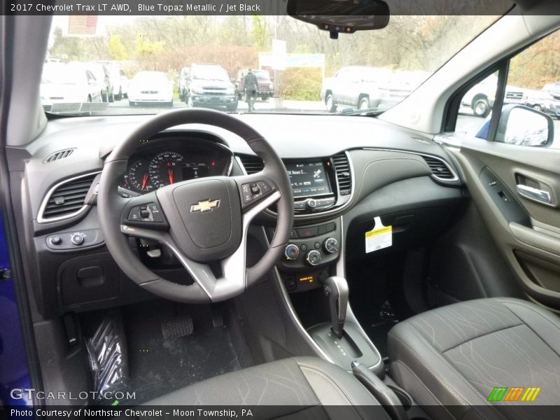 Blue Topaz Metallic / Jet Black 2017 Chevrolet Trax LT AWD