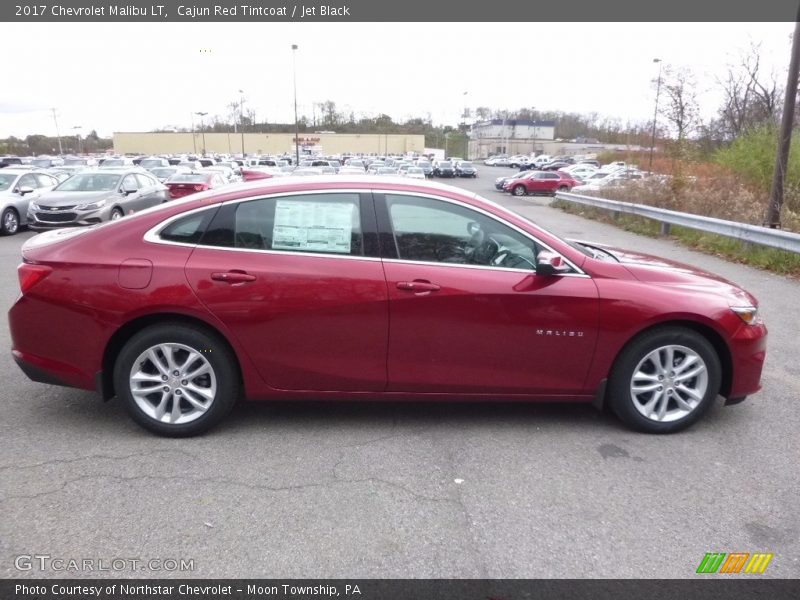 Cajun Red Tintcoat / Jet Black 2017 Chevrolet Malibu LT