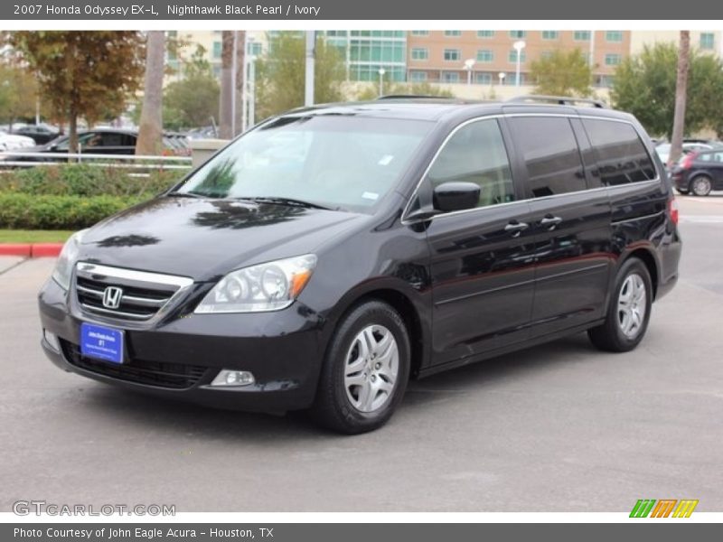 Nighthawk Black Pearl / Ivory 2007 Honda Odyssey EX-L