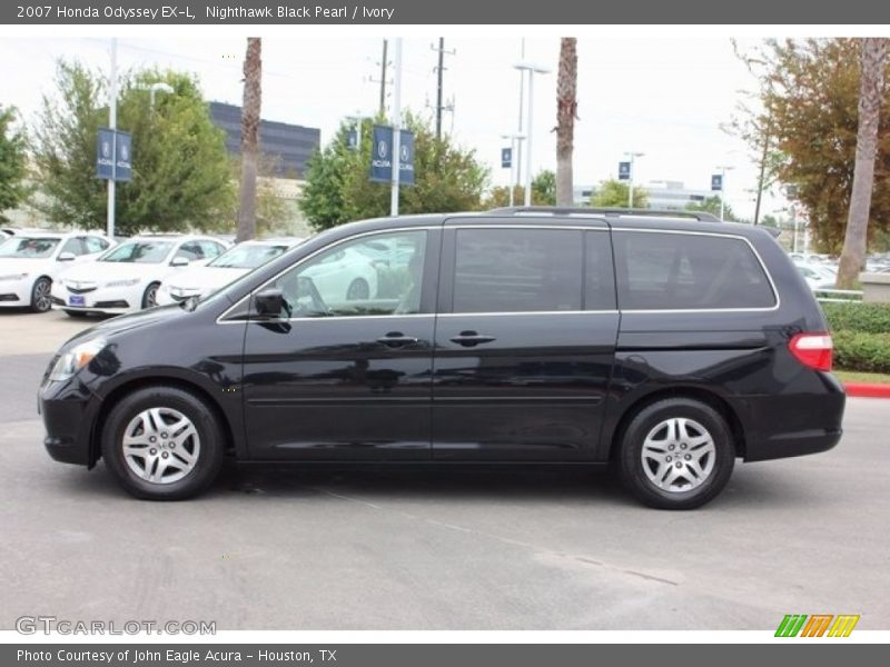 Nighthawk Black Pearl / Ivory 2007 Honda Odyssey EX-L