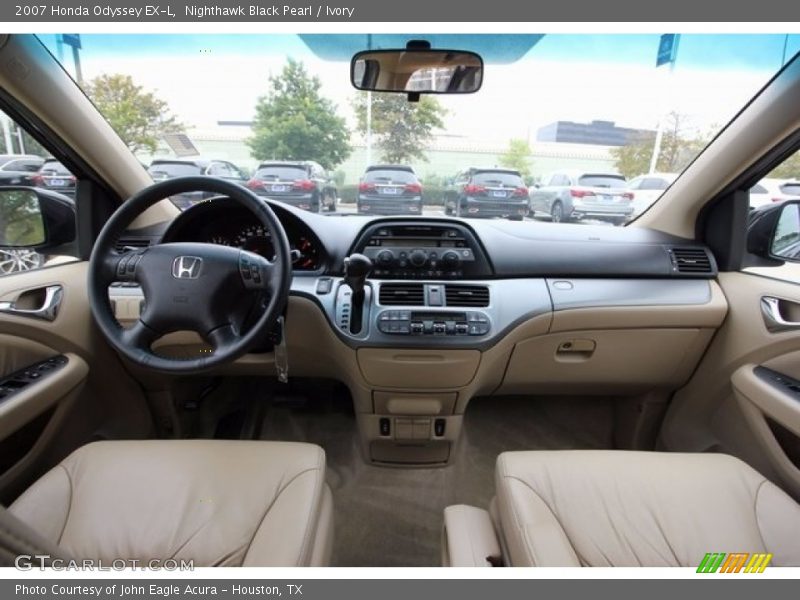 Nighthawk Black Pearl / Ivory 2007 Honda Odyssey EX-L