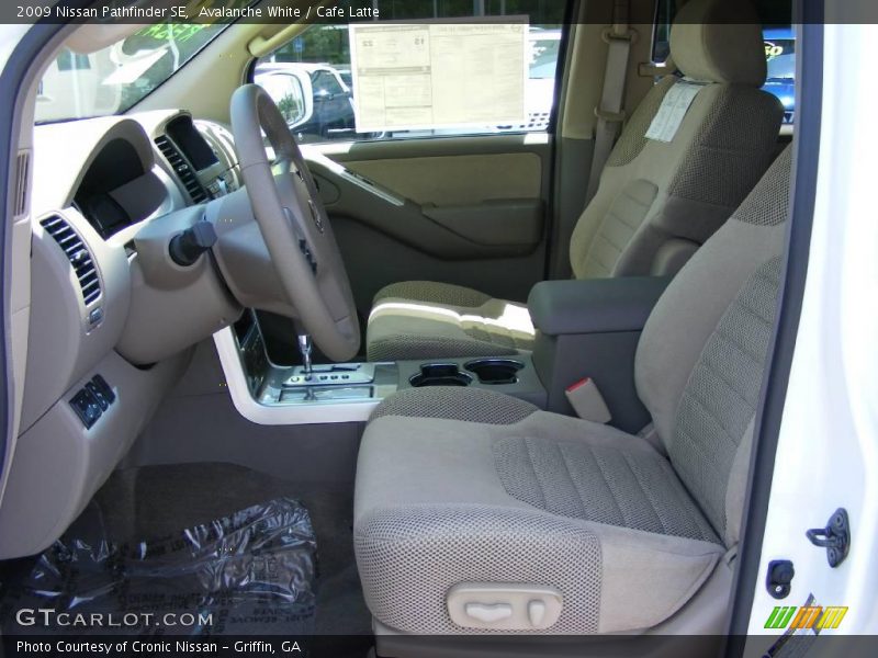 Avalanche White / Cafe Latte 2009 Nissan Pathfinder SE