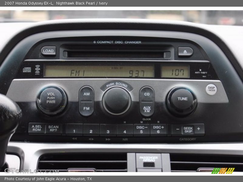 Nighthawk Black Pearl / Ivory 2007 Honda Odyssey EX-L