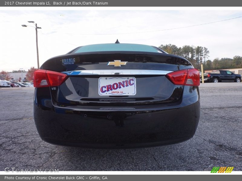 Black / Jet Black/Dark Titanium 2017 Chevrolet Impala LS