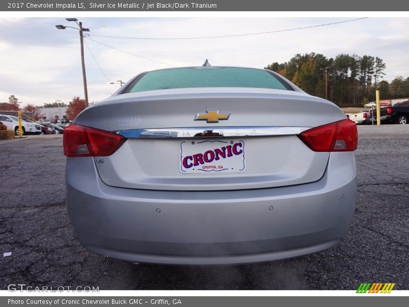 Silver Ice Metallic / Jet Black/Dark Titanium 2017 Chevrolet Impala LS