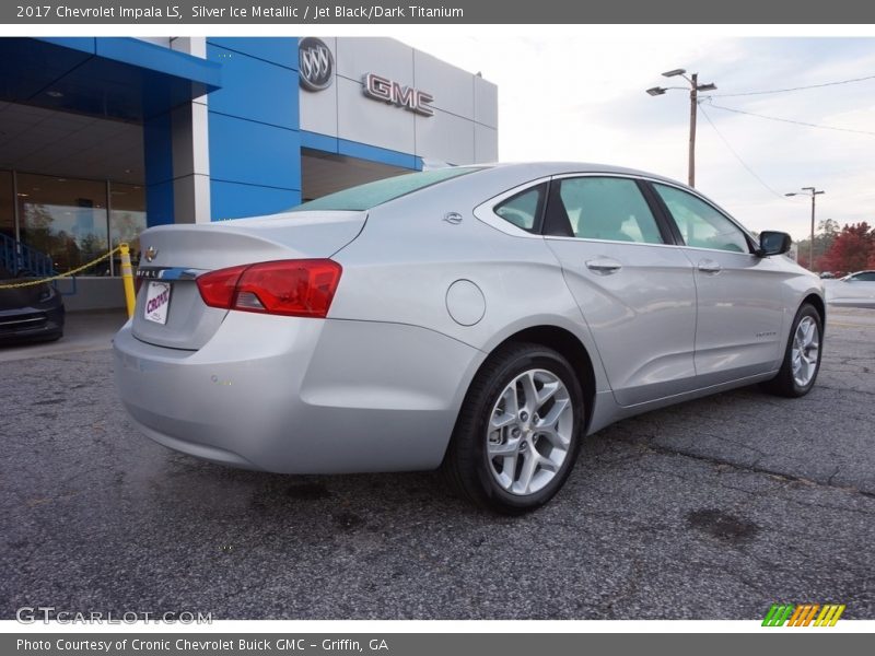 Silver Ice Metallic / Jet Black/Dark Titanium 2017 Chevrolet Impala LS